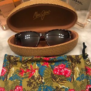Maui Jim Ocean Sunglasses Tortoise and raspberry
